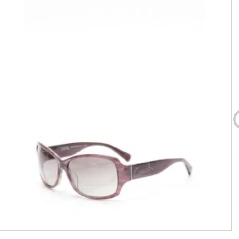 Coach Purple Sunglasses with dark gradients